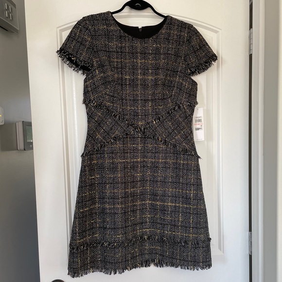 NWT Tweed Calvin Klein Dress - Picture 5 of 5